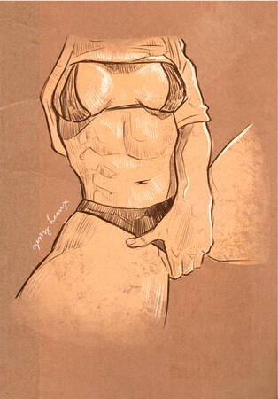 self portrait study 02